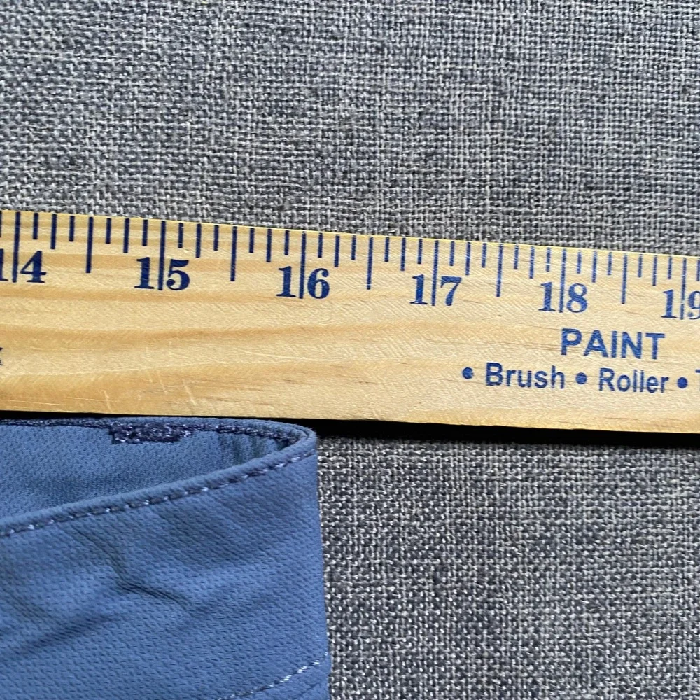 Banana Republic Mens Chinos Pants Size 32x34 (Fits32x29) Flat Front Blue